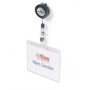 Fundas de identific. (portadistintivos) FUNDA DISTINTIVO DURABLE 8138 con CORDON EXTENSIBLE 60x90mm PAQUETE de 10