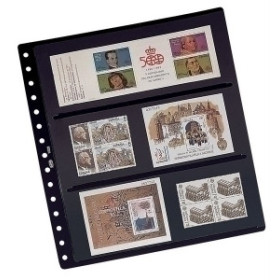 Albumes de sellos FUNDA para ALBUM de SELLOS PARDO LAM.C.NEGRA 2 aloj.lado