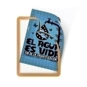 Paneles de información de fundas FUNDA PORTA CARTELES TARIFOLD MAGNETO A4 VERTICAL/HORIZONTAL REMOVIBLE NARANJA PACK de 2