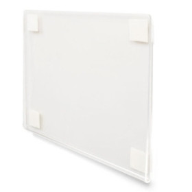 Paneles de información de fundas FUNDA PORTA CARTELES TARIFOLD PARED INFORMATIVO A4 ADHESIVO PERMANENTE TRANSPARENTE CAJA DE 2