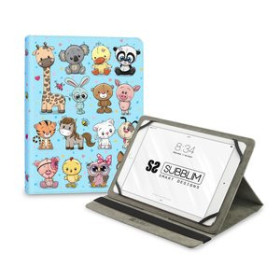 Transporte de equipos FUNDA TABLET SUBBLIM UNIVERSAL TRENDY CASE ANIMALS 11"