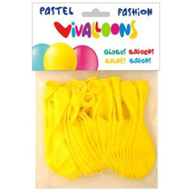 Globos GLOBO VIVALLOONS FASHION PASTEL AMARILLO BOLSA DE 20