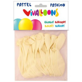 Globos GLOBO VIVALLOONS FASHION PASTEL BLANCO BOLSA DE 20