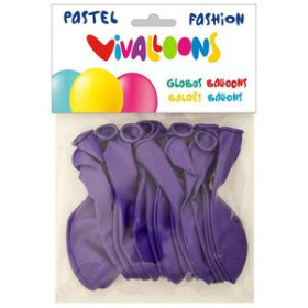 Globos GLOBO VIVALLOONS FASHION PASTEL LILA BOLSA DE 20