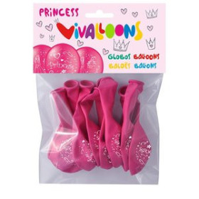 Globos GLOBO VIVALLOONS PRINCESAS BOLSA DE 8
