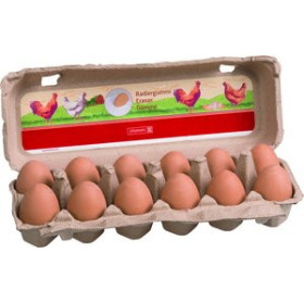 Gomas de borrar mixtas (tinta/lápiz) GOMA de BORRAR BRUNNEN FUN 3D HUEVO EXPOSITOR DE 12