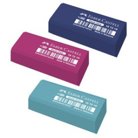 Gomas de borrar GOMA de BORRAR FABER-CASTELL DUST-FREE CAJA de 30 surtidas (3 colores pastel)