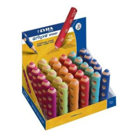 Gomas de borrar GOMA de BORRAR LYRA TRIPLE GOMMA EXPOSITOR de 30