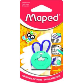 Gomas de borrar mixtas (tinta/lápiz) GOMA de BORRAR MAPED CROC CROC DUO SURTIDO BLISTER de 1