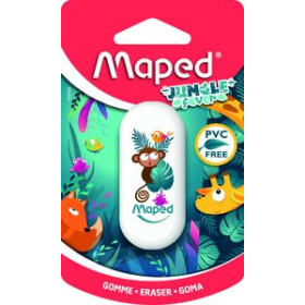 Gomas de borrar mixtas (tinta/lápiz) GOMA de BORRAR MAPED JUNGLE FEVER BLISTER de 1