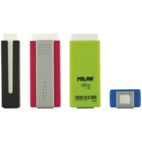 Gomas de borrar GOMA de BORRAR MILAN OFFICE 320 con FUNDA PROTECTORA  (ud.)