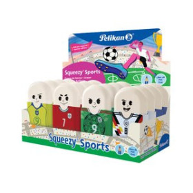 Gomas de borrar GOMA de BORRAR PELIKAN SQUEEZY SPORTS CAJA de 16