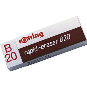 Gomas de borrar GOMA de BORRAR ROTRING LAPIZ B20 CAJA de 20