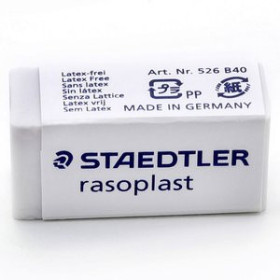 Gomas de borrar GOMA de BORRAR STAEDTLER 526 B40 RASOPLAST para LAPIZ  (ud.)
