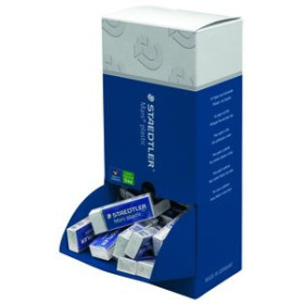 Gomas de borrar GOMA de BORRAR STAEDTLER 526 50 MARS PLASTIC EXPOSITOR de 40