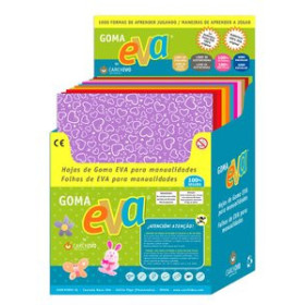 Goma EVA GOMA EVA  CARCHIVO ESTAMPADA HOJA 45x60 cm EXPOSITOR de 140