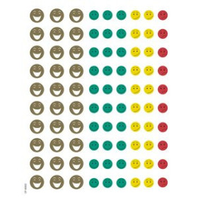 Gomets en bolsa GOMETS APLI  BOLSA 2h REMOVIBLES CARA FELIZ PEQUEÑA (16800)