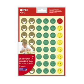 Gomets en bolsa GOMETS APLI  BOLSA 3h REMOVIBLES CARA FELIZ (12791)