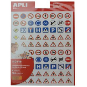 Gomets en bolsa GOMETS APLI  BOLSA 4h SEÑALES DE TRAFICO 320 uds. (10116)