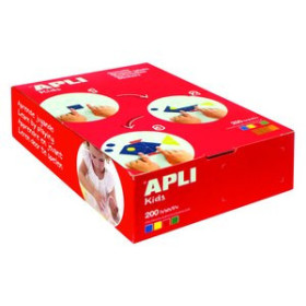 Gomets en rollo y caja GOMETS APLI  CAJA 200h CIRCULO 3 tam.surt. 4 col.surt.(AM-AZ-RJ-VD) 8.200 uds. (00701)