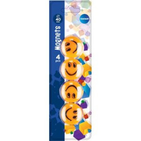 Imanes IMANES REDONDOS CENTRUM 40 mm SMILE BLISTER de 4