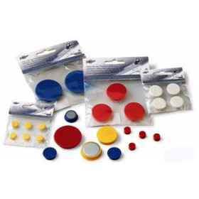 Imanes IMANES REDONDOS FAIBO 10 mm BLANCO BOLSA de 6