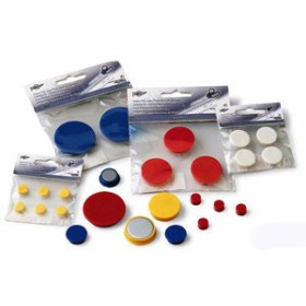 Imanes IMANES REDONDOS FAIBO 10 mm ROJO BOLSA de 6