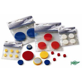 Imanes IMANES REDONDOS FAIBO 30 mm BLANCO BOLSA de 3