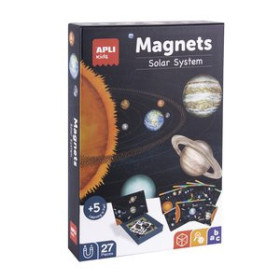 Juegos tradicionales magnéticos JUEGO APLI KIDS MAGNETICO SISTEMA SOLAR 27 PIEZAS (+5 años)