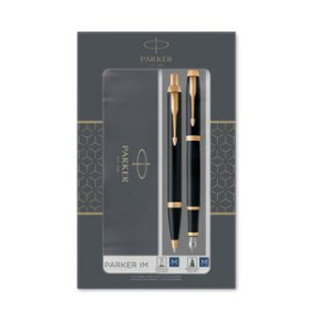 Juegos de escritura y accesorios JUEGO BOLIGRAFO+PLUMA PARKER IM NEGRO GT