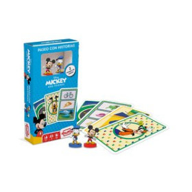 Juegos tradicionales JUEGO CARTAMUNDI SHUFFLE PLUS FIGURINE MICKEY (Paseo con historias Mickey y Donald)