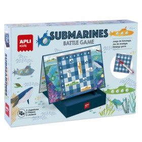 Juegos tradicionales magnéticos JUEGO EDUCATIVO APLI KIDS BATALLA DE SUBMARINOS (+5 años)