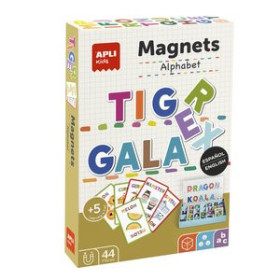 Juegos tradicionales magnéticos JUEGO EDUCATIVO APLI KIDS MAGNETICO ABECEDARIO 44 pz