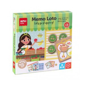 Juegos educativos JUEGO EDUCATIVO APLI KIDS MEMO LOTO (+3 años)