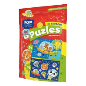 Juegos educativos JUEGO IMAGILAND BOLSA PUZLE PROGRESIVO 24/36 EL ESPACIO