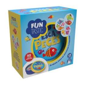 Juegos educativos JUEGO IMAGILAND CARTAS REDONDAS FUNTASTIC PESCA PECES C/CAJA