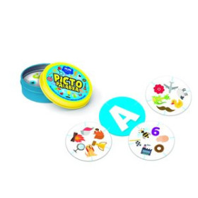 Juegos educativos JUEGO IMAGILAND CARTAS REDONDAS FUNTASTIC PICTO PALABRA