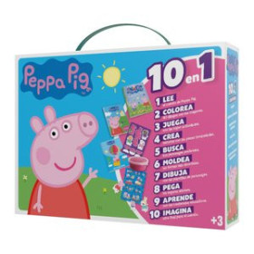 Juegos educativos JUEGO IMAGILAND MALETIN 10 EN 1 PEPPA PIG