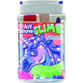 Juegos tradicionales JUEGO INSTANT SLIME KIT SNOW SNOW UNICORNIO