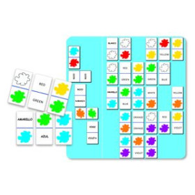 Juegos educativos JUEGO KLUGER DOMINO COLORES (28 piezas para + 3años)