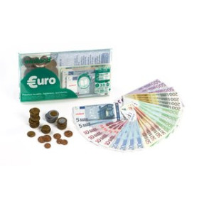 Juegos educativos JUEGO MINILAND EURO +GUIA DIDACTICA (28 billetes+ 80 monedas)