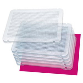 Juegos educativos JUEGO MINILAND PEGS PLACAS TRANSPARENTES SET de 6