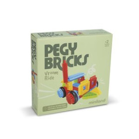 Juegos educativos JUEGO MINILAND PEGY BRICKS: VROOM RIDE (+2 años)