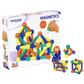 Juegos educativos JUEGO MINILAND 36 PIEZAS MAGNETICAS