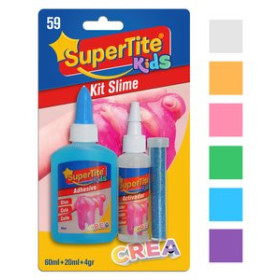 Kits de manualidades JUEGO SUPERTITE SLIME STARTER PACK KIT COMPLETO