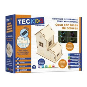 Juegos educativos JUEGO TECKIDS IMAGILAND KIT MADERA CASA CON LUZ DE COLORES