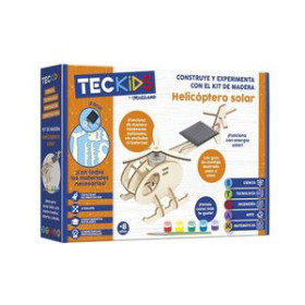 Juegos educativos JUEGO TECKIDS IMAGILAND KIT MADERA HELICOPTERO SOLAR