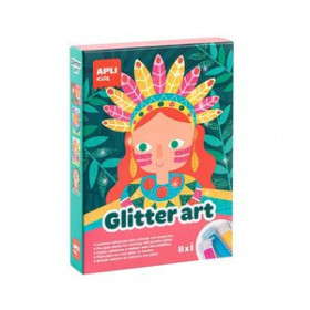 Kits de manualidades KIT APLI KIDS GLITTER ART (+5 años)