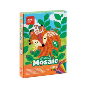 Kits de manualidades KIT APLI KIDS MOSAICO GOMA EVA ANIMALES (+4 años)