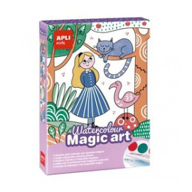 Kits de manualidades KIT APLI KIDS WATERCOLOUR MAGIC ART (+5 años)